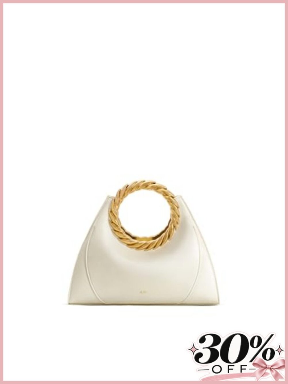JW PEI Amiya Vegan Leather Leaf Handle Top-Handle Bag